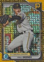 Paul Skenes Bowman Mega Box Bcp Chrome Prospects Gold