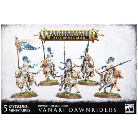 Vanari Dawnriders Cavalry Lumineth Realm Lords Warhammer Aos Games