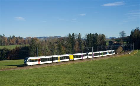 Rabe Gtw Der Thurbo Zwischen Uzwil Und Flawil