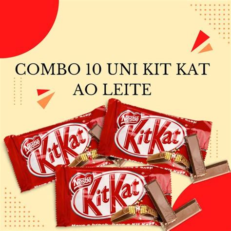 Kit Uni Chocolate Kit Kat Ao Leite Nestl Kit Kat Magazine Luiza