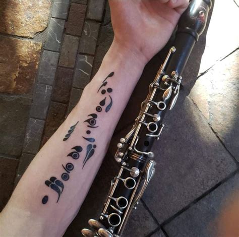 Pin By Maria Pakosz On Klarnet Music Tattoos First Tattoo Clarinet