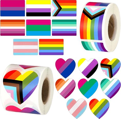 Amazon FEBSNOW Pride Stickers Pcs Gay Pride Stickers Bulk Pride