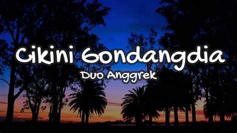 Lirik Lagu Cikini Gondangdia Duo Anggrek Youtube