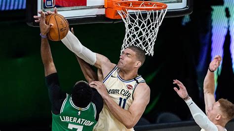 Brook Lopez 2019 20 Nba All Defensive 2nd Team Career High Blocks Per Game Youtube