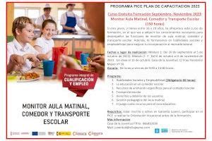 Cursos Gratuitos De Monitor De Aula Matinal Comedor Y Transporte