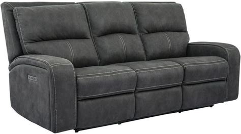 Parker House® Polaris Slate Power Reclining Sofa Fischer Furniture