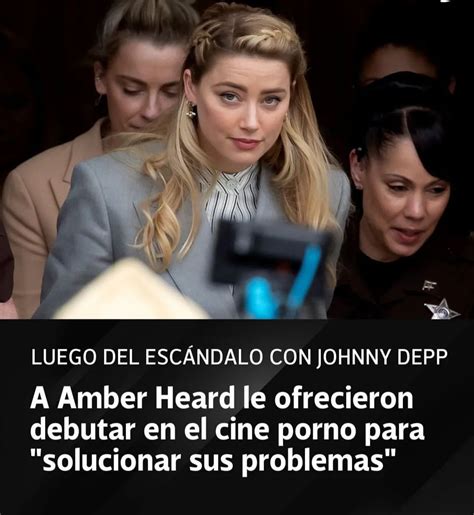 Luego del escándalo con Johnny Depp A Amber Heard le ofrecieron debutar