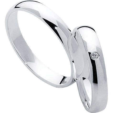 Ringpaar S02 Aus Silber Mit Zirkonia Ring Verlobung Silver Bracelet