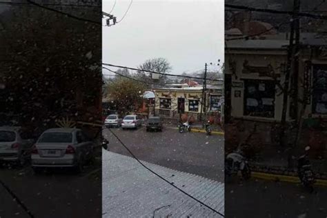 Video La Primera Nevada Del A O Sorprendi A Todos Los Vecinos De Taf