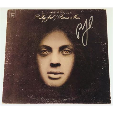Billy Joel Signed Piano Man Vinyl Record Album Cover Psa Coa
