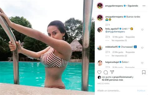 Amy Gutierrez Instagram Salsera Baja De Peso Y Posa En Sexy Bikini En Tarapoto Insta Fotos