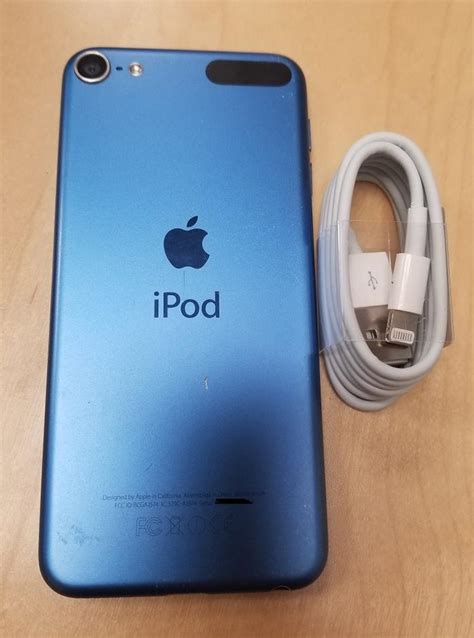 Apple Ipod Touch Th Gen Wi Fi Blue Gb Lrid Swappa