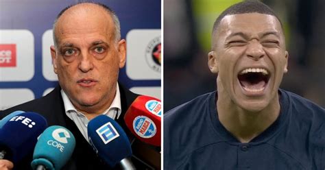 Tebas président de la Liga Il y a de fortes chances que Mbappé