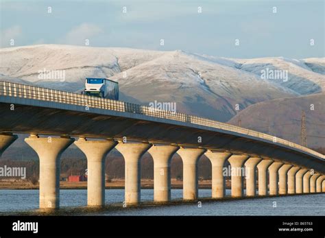 The Clackmannanshire Bridge Across The Firth Of Forth Scotland Uk