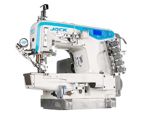 JACK K5 UT01GB AUTOMATIC CYLINDER ARM COVERSTITCH INDUSTRIAL SEWING