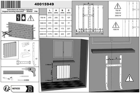 Acova Electric Radiator Installation Guide