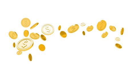 Flying Gold Coin 29890430 PNG