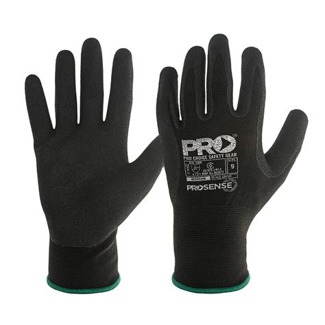 Assassin Nitrile Grip Glove Black Chain Rigging Supplies