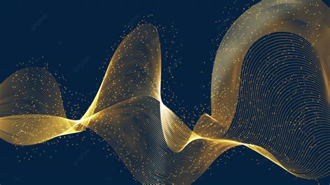 Abstract Quantum Golden Ripple Glitter Creative Light Spot Abstract