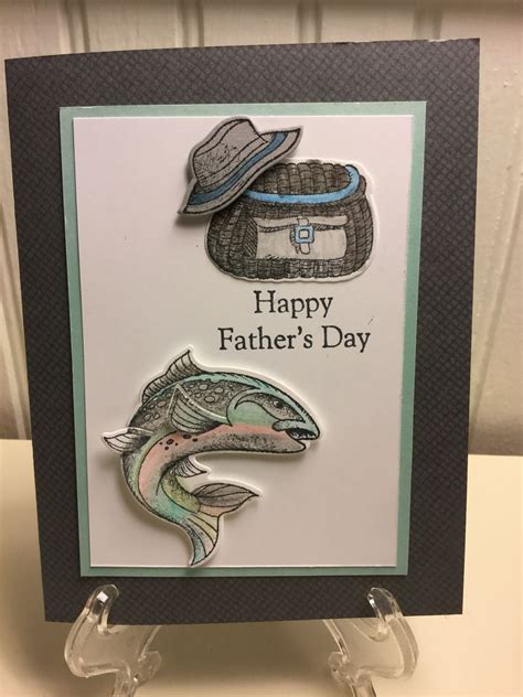 Stampin Up Lets Go Fishing Dsp With Circle Sayings Punch Bundle Artofit