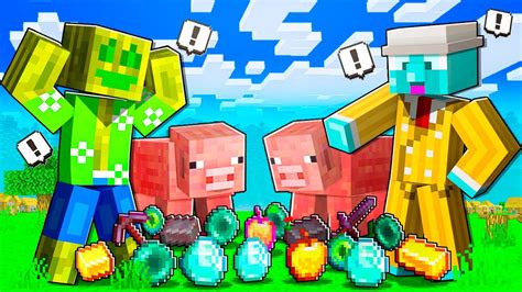 MINECRAFT ABER ALLE SCHWEINE DROPPEN OP ITEMS Mit Chaosflo44 YouTube