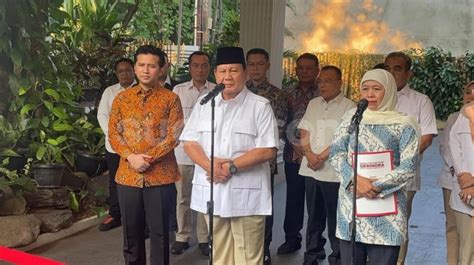 Prabowo Dukung Khofifah Emil Di Pilgub Jatim Warganet Politik Balas Budi