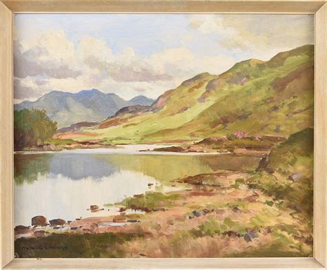 Kylemore Connemara County Galway By Maurice Canning Wilks Arha Rua