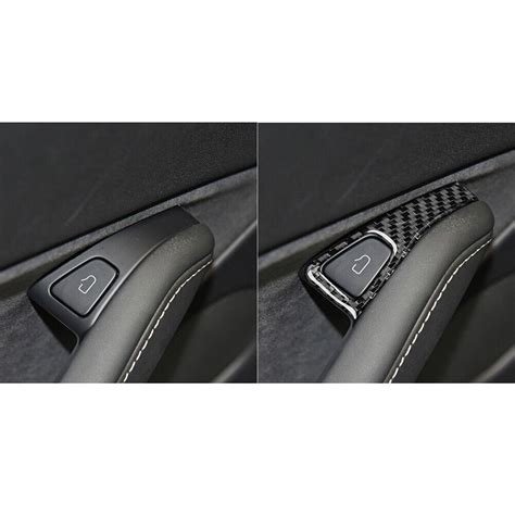 Carbon Fiber Interior Trim Sticker For Tesla Model 3y Enhance Your Car