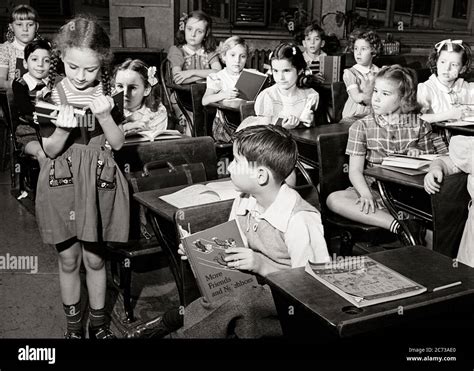 1950s Classroom Hi Res Stock Photography And Images Alamy