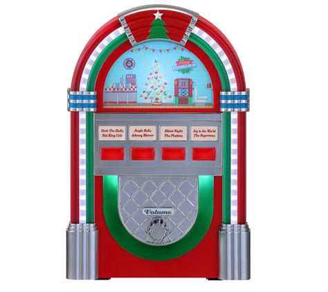 Mr Christmas 9 Retro Jukebox Red One Color Editorialist