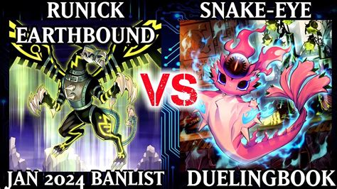 Runick Earthbound Vs Snake Eye Dueling Book Youtube