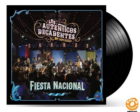 Los Autenticos Decadentes Fiesta Nacional Mtv Unplugged Vinyl Lp