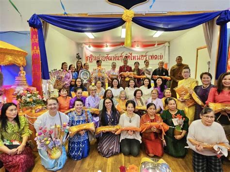 Minister Counsellor Joined A Buddhist Robe Offering Ceremony Kathin Of Wat Thai Norrtälje