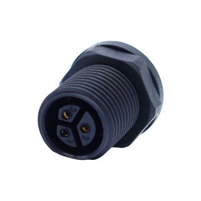 M20 Ip67 Panel Mount Connector Self Locking Screw Male Outdoor For Led