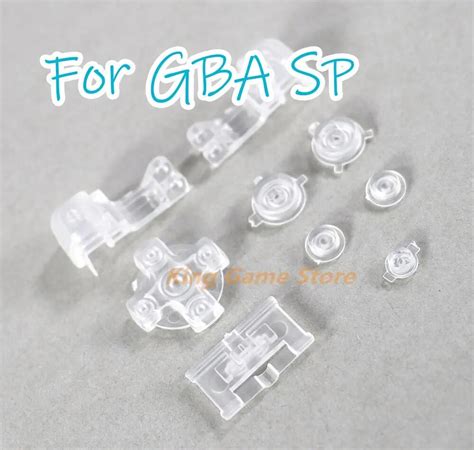 Juego De Botones Completos Transparentes Para Gameboy Advance Sp Piezas