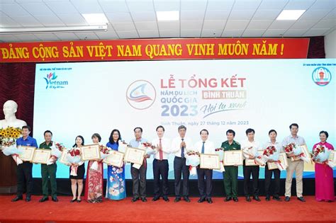 Tổng kết Năm Du lịch quốc gia 2023 Bình Thuận Hội tụ xanh