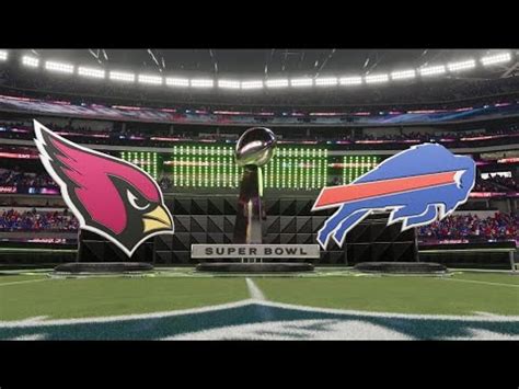 Cardinals Vs Bills Superbowl Simulation Madden Rosters Youtube