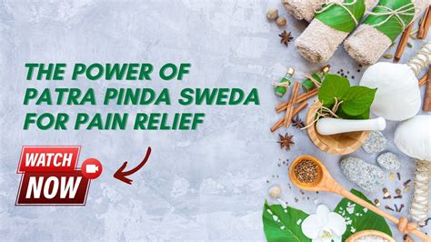 Patra Pinda Sweda Ayurveda Treatment Complete Video Amayindia Youtube