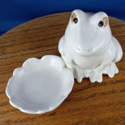 Vintage Fitz And Floyd Frog Votive Candle Holder