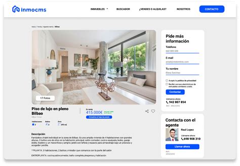 Página Web Inmobiliaria InmoCMS