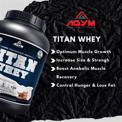 Ready Stock Agym Nutrition Titan Whey 1kg Lean Muscle Whey Protein