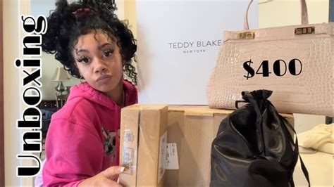 Influencer Unboxing Ft 400 Teddy Blake Bag Teddyblake YouTube