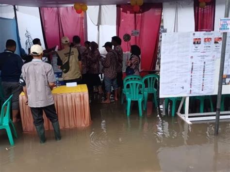 Tps Di Dki Jakarta Terendam Banjir Di Hari Pencoblosan Pemilu