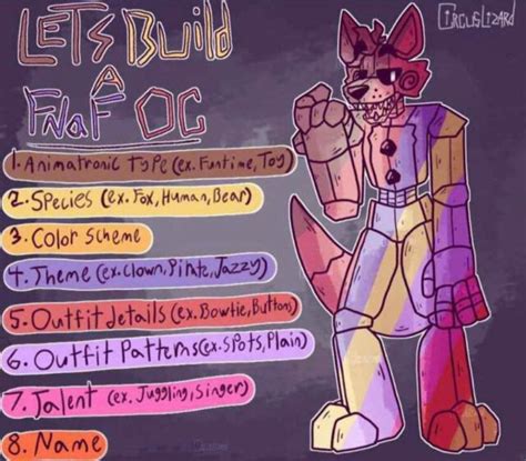 Lets Make Some Fnaf Ocs Five Nights At Freddys Amino