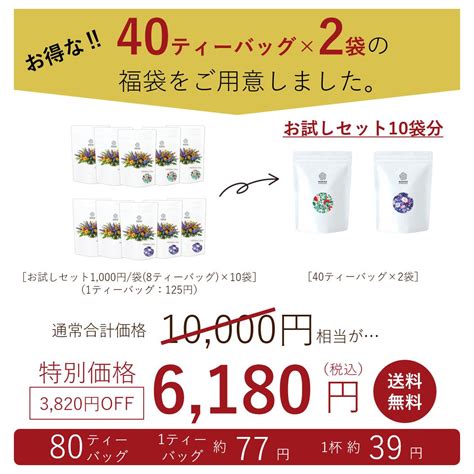 【楽天市場】【元旦～115★クーポン利用で22％off】選べる ハーブティー ティーバッグ 福袋 ノンカフェイン 無添加 送料無料 セット