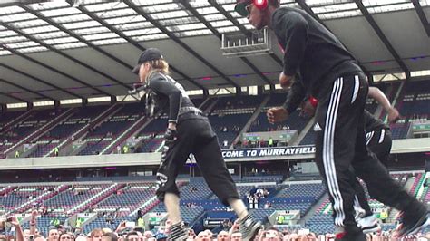 Madonna Mdna Edinburgh Celebration Soundcheck Rehearsal Youtube