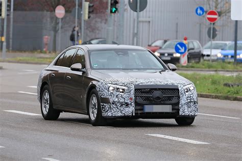 2024 Mercedes Benz E Class Shows Sober Exterior And High Tech Cockpit In New Spy Shots