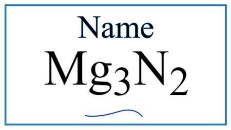 What Is the Formula Mass of Magnesium Nitride