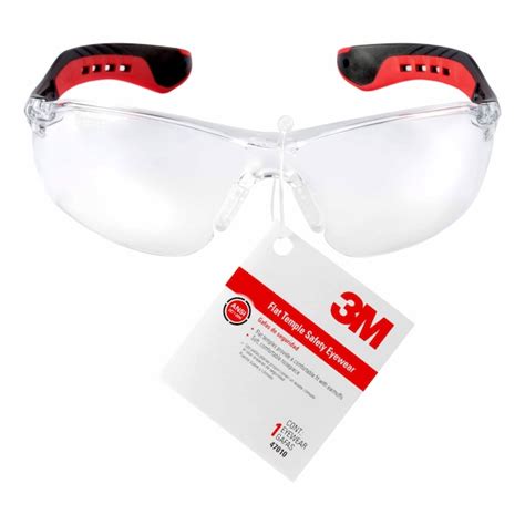 3m Flat Temple Plastic Safety Glasses 47010h1 C At