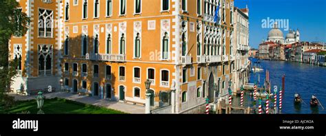 The Grand Canal As Seen From Ponte Dell Accademia With The Palazzo